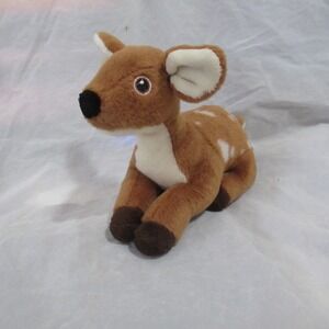 Aurora Eco Nation Fawn Plush Toy Kids Small Brown Deer 10 in sustainable
